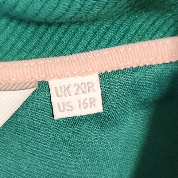 Boden Womens Daisy Ottoman Dress Lined Green Size 16R - Picture 7 of 9